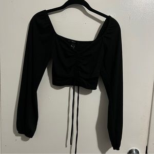 forever21 longsleeve croptop